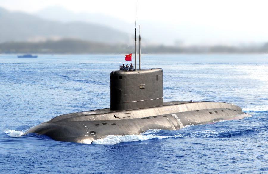 中國「基諾」級攻擊潛艇。