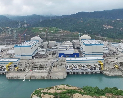 台山核電站有極少量氣體短暫釋放。網圖