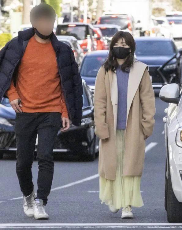 福原愛早前被影到跟大學師弟在橫濱約會。