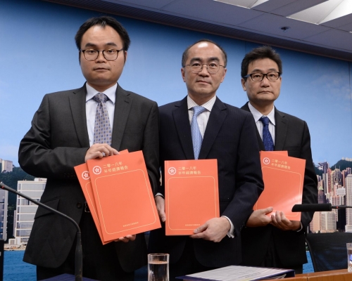 政府公布2018年第二季經濟狀況,第二季經濟按年升3.5%,但較第一季的按年增幅低。陳浩元攝