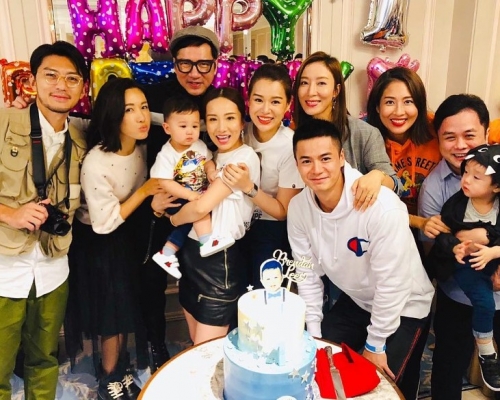 杏兒為慶祝囝囝一歲生日，邀請圈中好友開生日派對。ig圖片