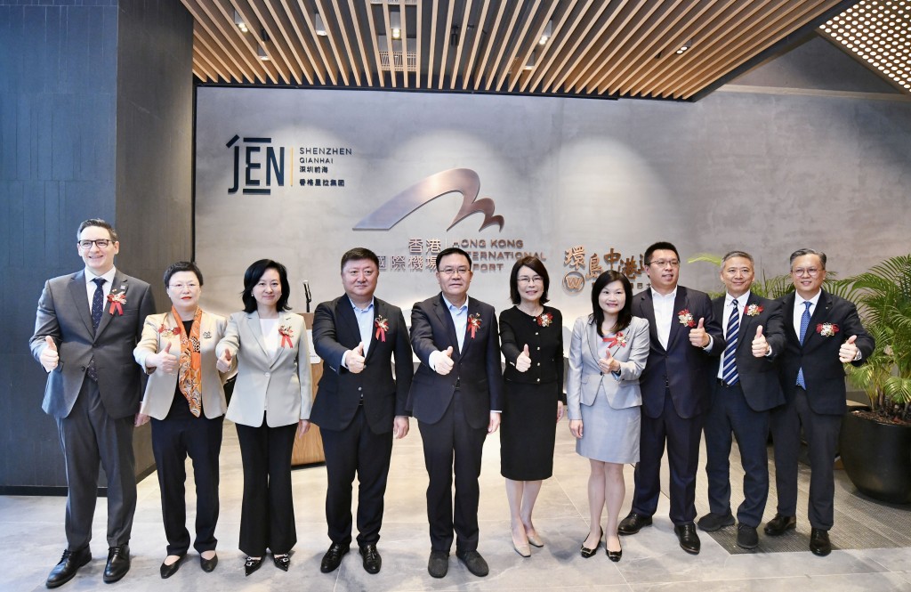 香港國際機場城市候機樓啟用儀式今日舉行。盧江球攝