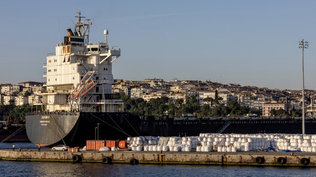 土耳其-以色列主要貿易港口：伊斯坦堡海達爾帕夏港。 路透社
