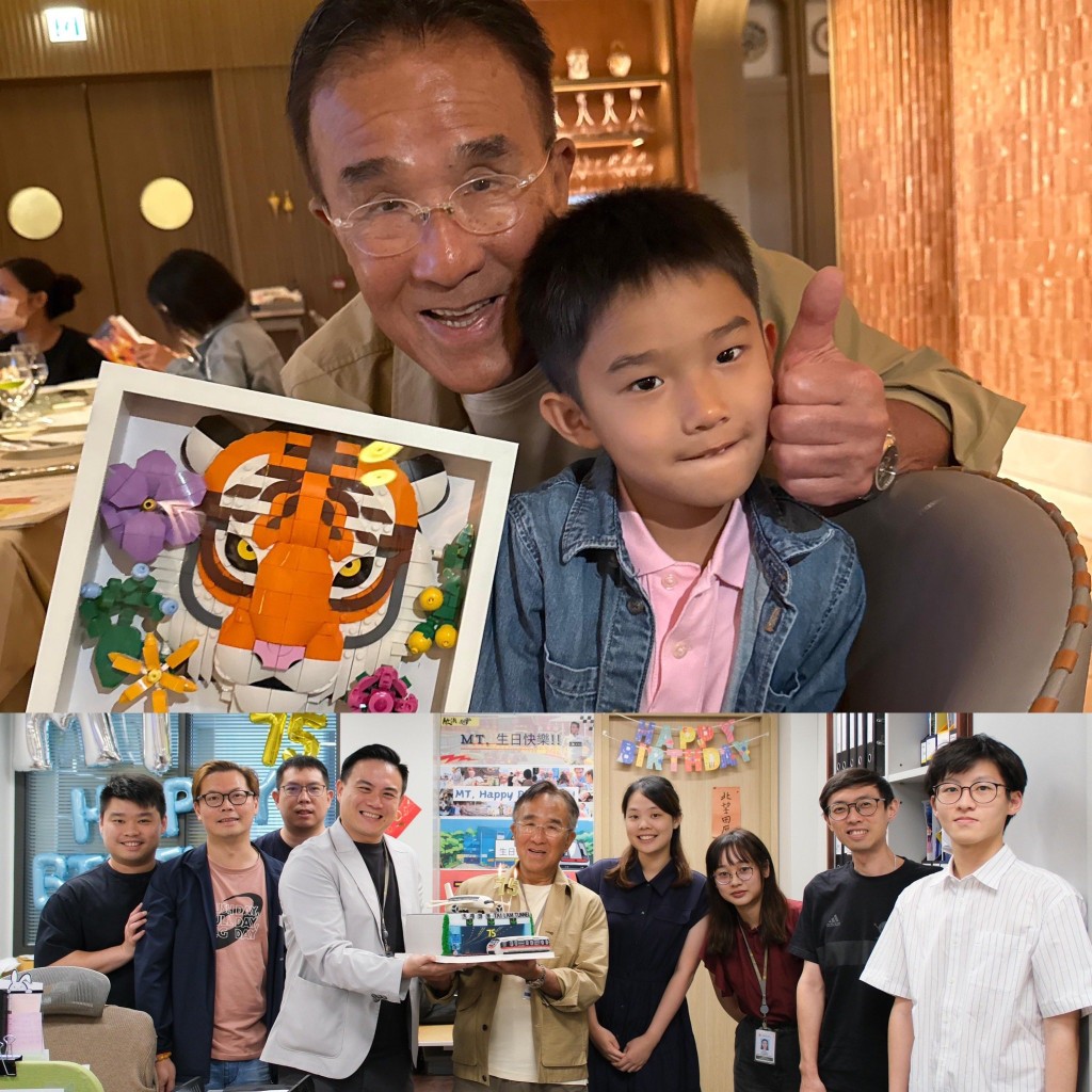田北辰稱今年生日收到2份別具心意的生日禮物。田北辰FB圖片