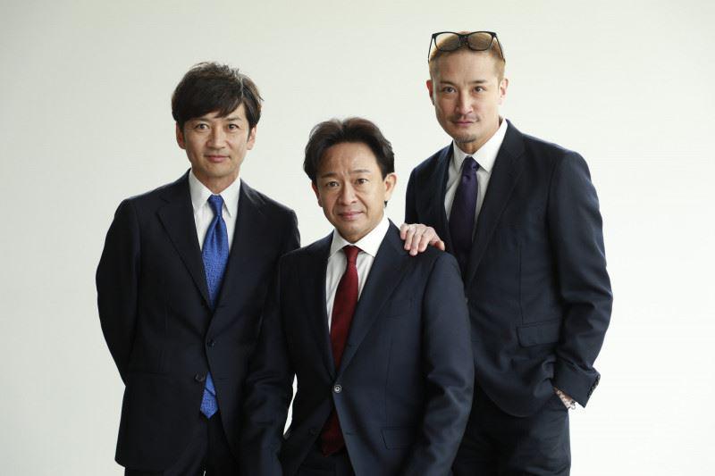 TOKIO成員現剩下(左起)國分太一、城島茂及松岡昌宏。 TOKIO成員現剩下(左起)國分太一、城島茂及松岡昌宏。
