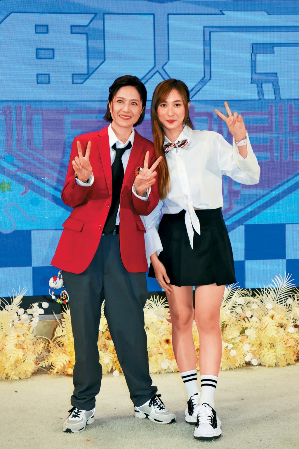 邵美琪跟Yumi在劇中飾演母女,邵大讚「女兒」表現淡定。