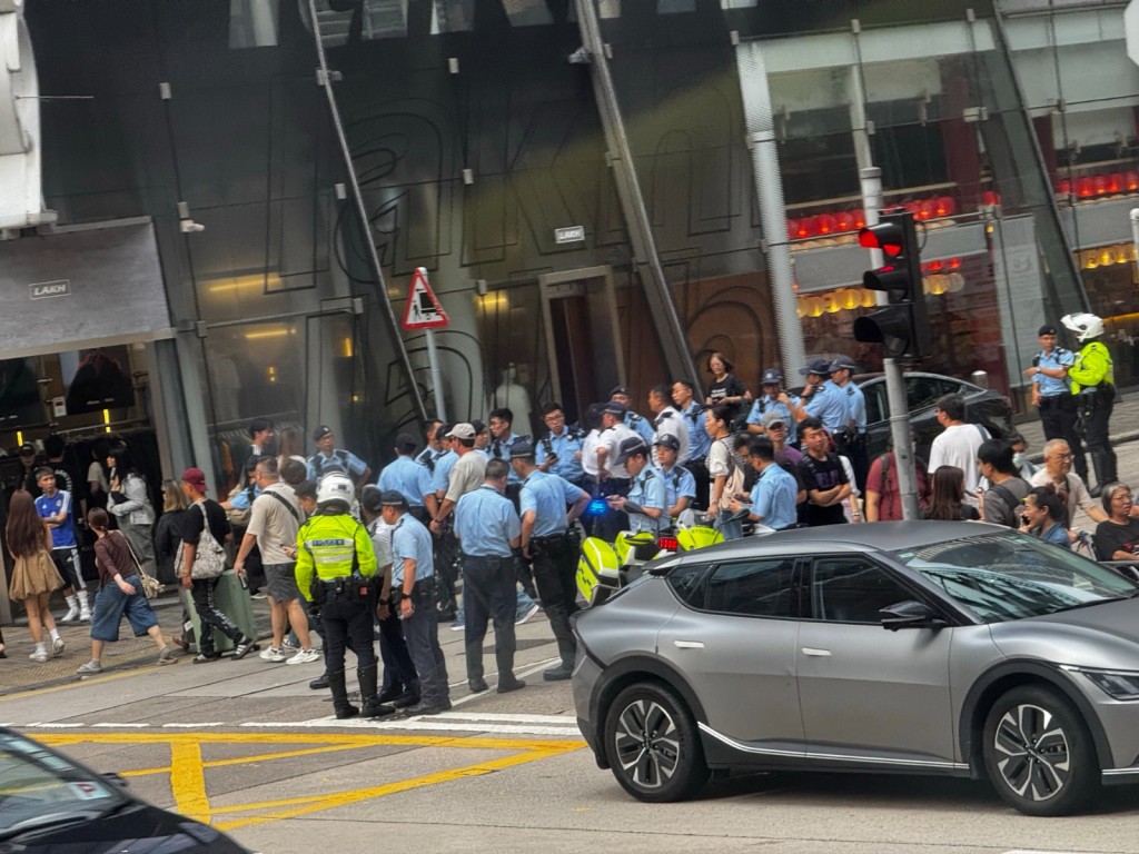 現場為彌敦道與咸美頓街交界。網上圖片 現場為彌敦道與咸美頓街交界。網上圖片