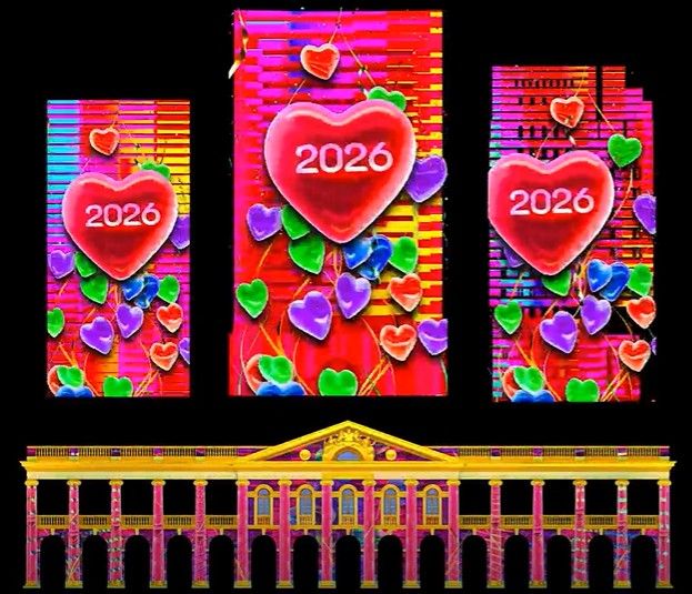 參與「光影匯．中環」的8幢建築物外牆，亦會以巨型倒數時鐘以及光影圖案，與大眾一起倒數。