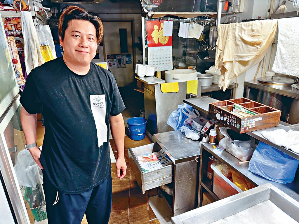 店主鄺先生表示，賊人落網代表食肆少了一份威脅，可以更加安心經營。