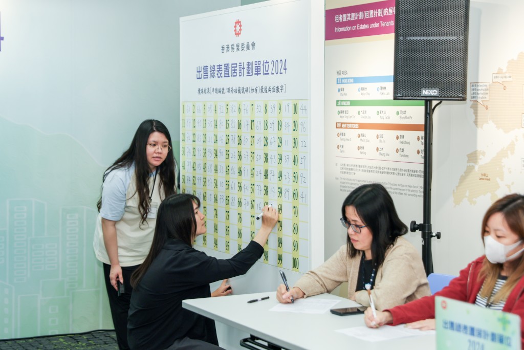 房委會「出售綠表置居計劃單位2024」的攪珠儀式今日（2日）上午10時30分進行。何家豪攝