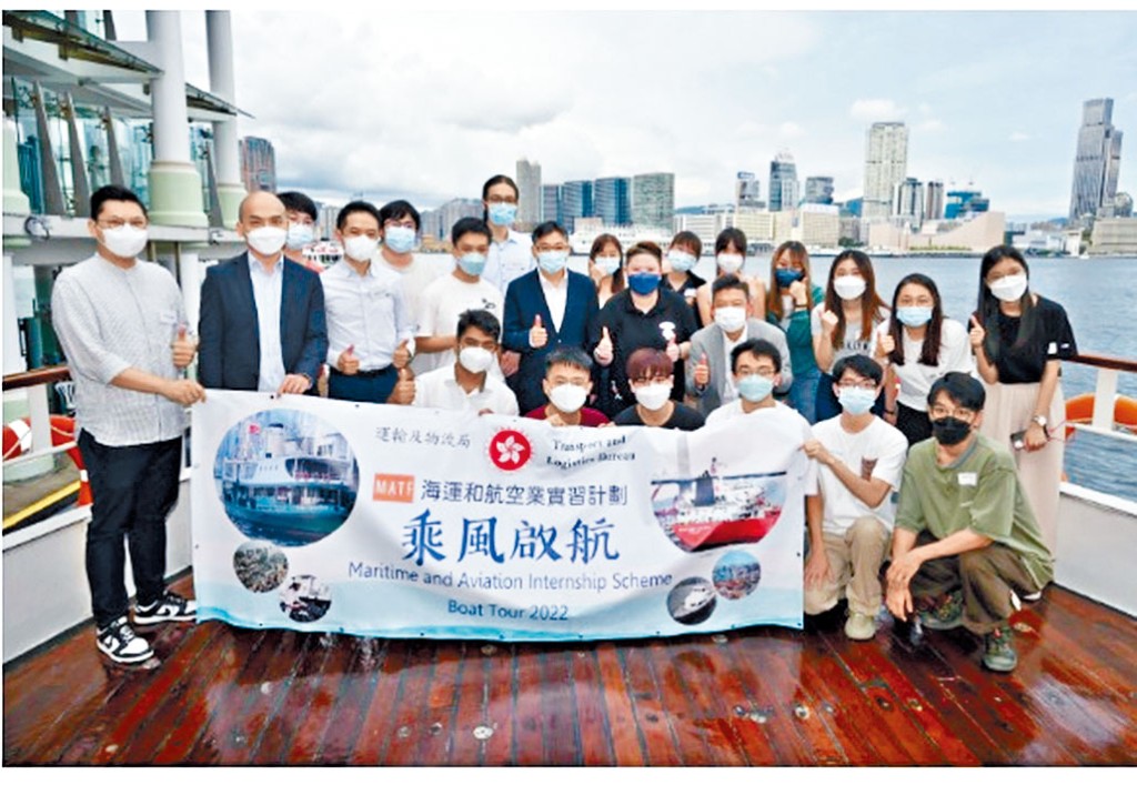 運輸及物流局局長林世雄,日前與60名年輕人參加「乘風啟航」海上之旅。