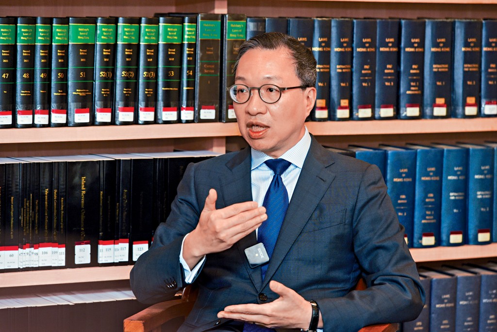 林定國指面對制裁不會害怕，特區政府、司法機構及法律團體一致譴責美國議員的做法，法律人員會繼續堅守法治環境。