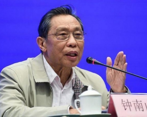 鍾南山指現在下結論為時太早。新華社資料圖片