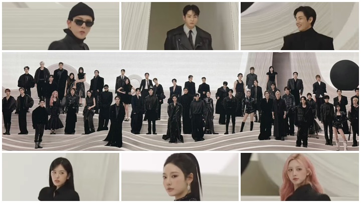 48位K-Pop偶像罕有同框拍摄  为D社大型沉浸式艺术展拍摄宣传片及海报