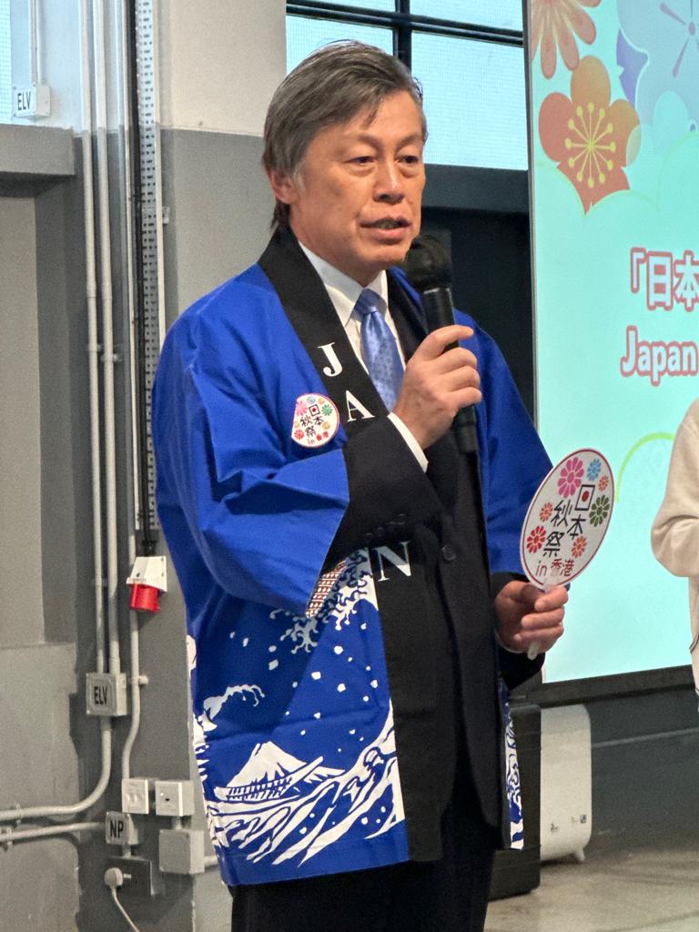 日本驻港总领事冈田健一。何嘉敏摄