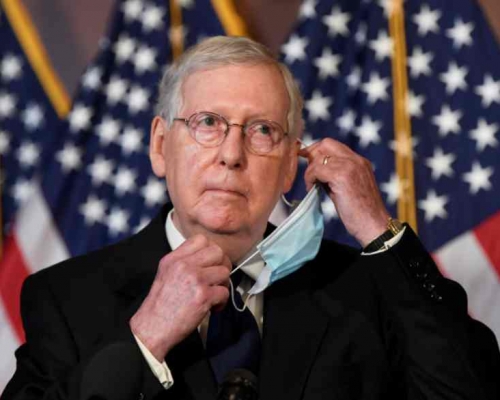 麥康奈爾指候選人進行拉票時必要時與特朗普保持距離。AP 