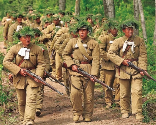 2016年播出的「抗美援朝」題材影視劇《三八綫》。 網圖