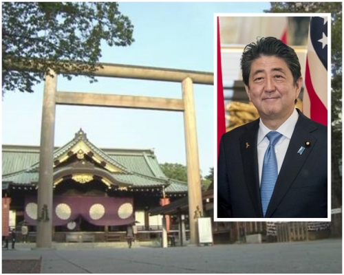 安倍晉三一如以往不會前往靖國神社參拜。AP