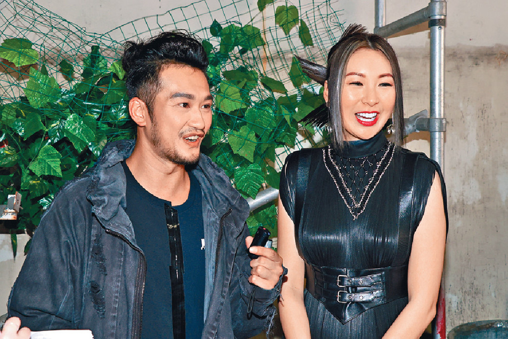 ■吳浩康和舊愛莊思敏齊受訪。