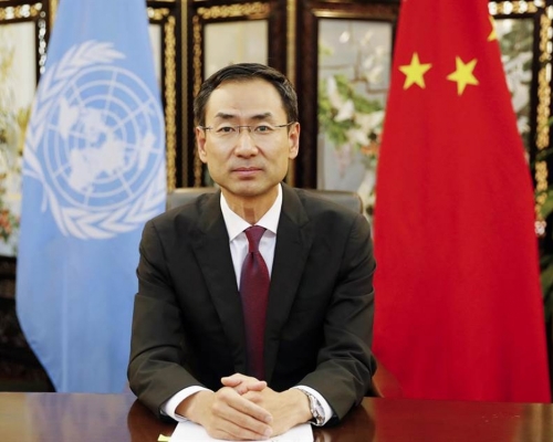 中國常駐聯合國副代表耿爽。(網圖)