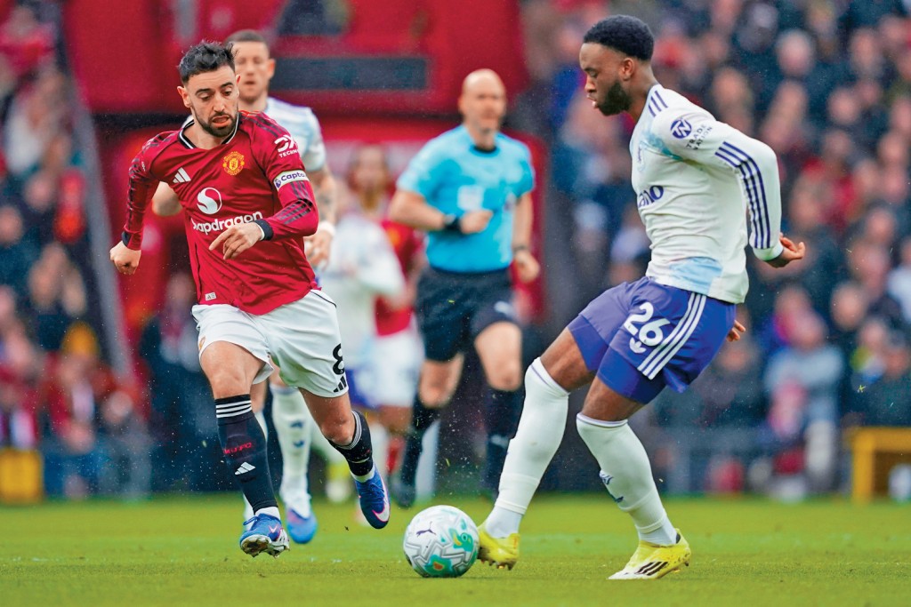 般尼費南迪斯（左）今仗交出兩助攻。