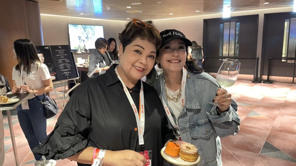 肥媽早前到啟德主場館睇謝霆鋒演唱會。 肥媽早前到啟德主場館睇謝霆鋒演唱會。