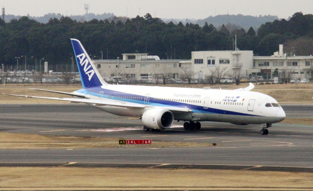 全日空感謝美國執法部門處理事故。路透社