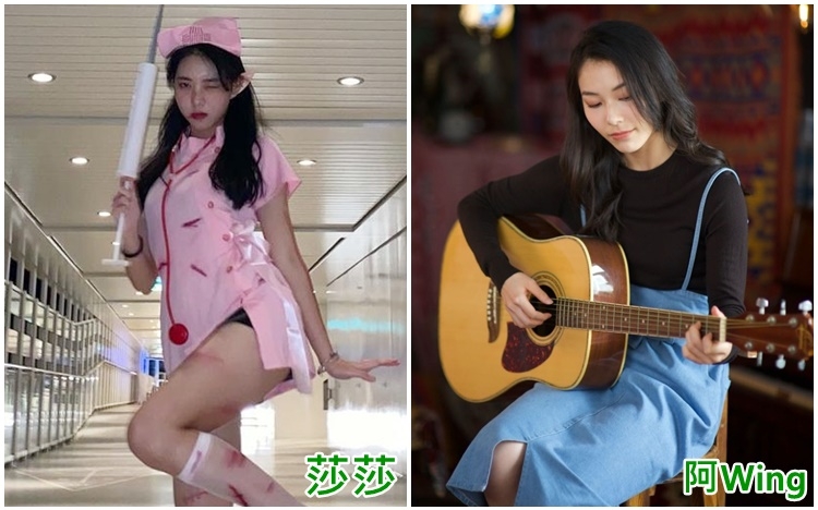 昨晚《全民造星IV》打頭陣Battle的莎莎與阿Wing的風格完全不同。
