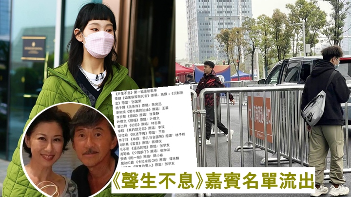 網上流出疑似《聲生不息》的演出名單,林子祥夫妻檔聯同中港20多位歌手齊參與。