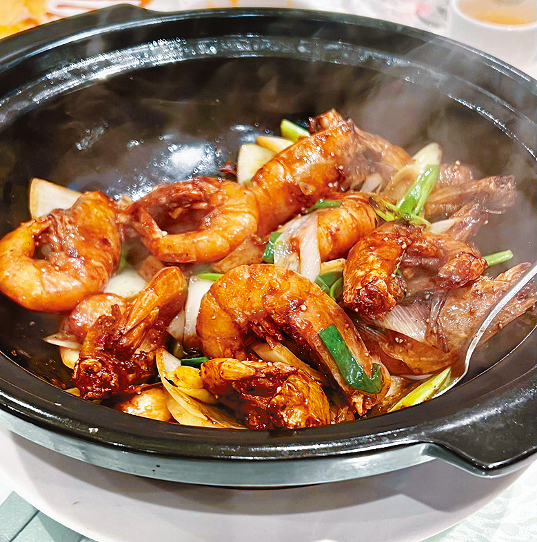 三葱海中虾 三葱海中虾