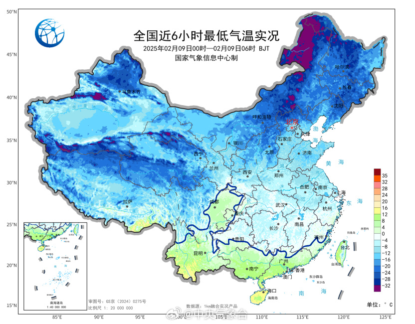 廣東各地今日有44個寒冷預警信號生效。