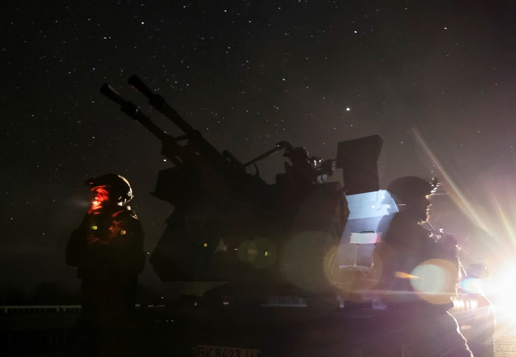 烏軍在頓涅茨克地區與俄軍作戰。路透社