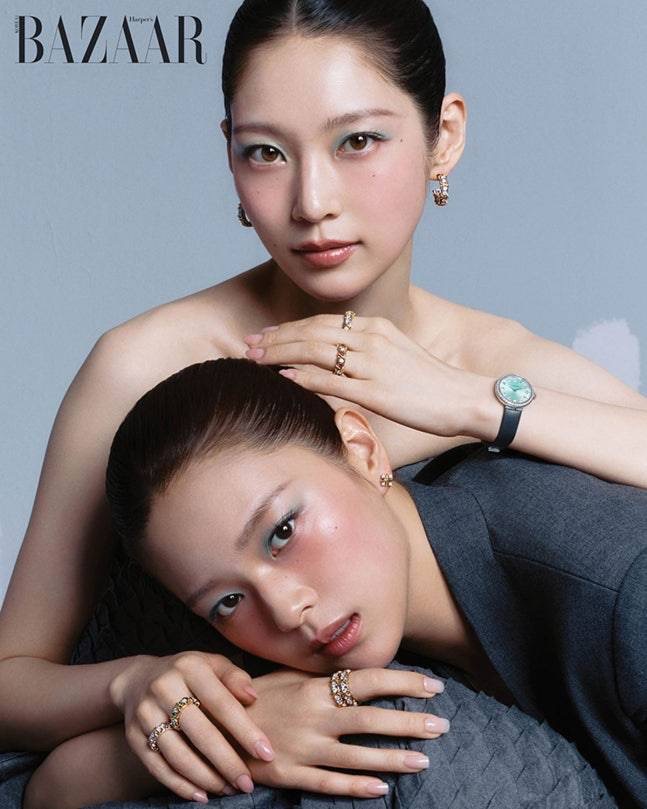 早前，姊妹首度合作拍雜誌封面。