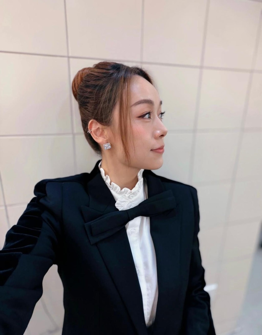 黃心穎日前參與一個慈善音樂會。