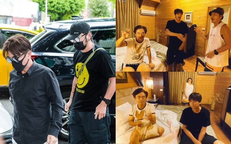 吳宗憲身後緊隨KID一起步入靈堂送別拍檔小鬼。