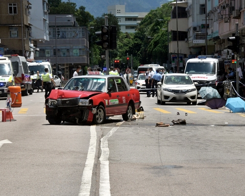 車禍導致1死9傷。資料圖片