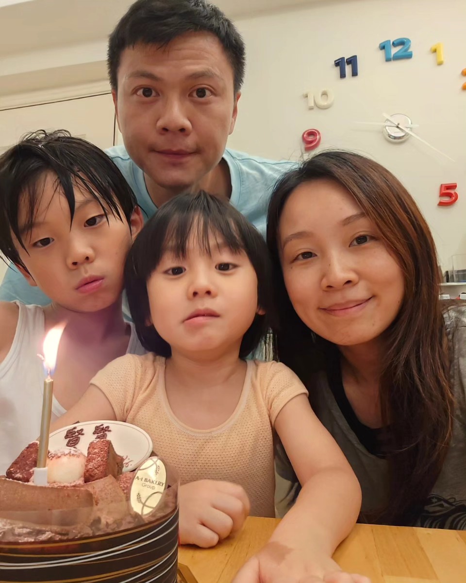莫家淦經常在社交平台分享家庭照。 莫家淦經常在社交平台分享家庭照。