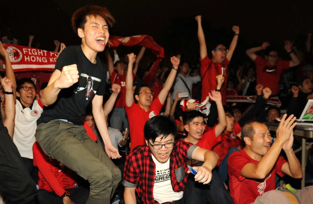 2018年俄羅斯世界盃外圍賽，有組織舉辦活動，戶外直播港隊客場挑戰馬爾代夫。