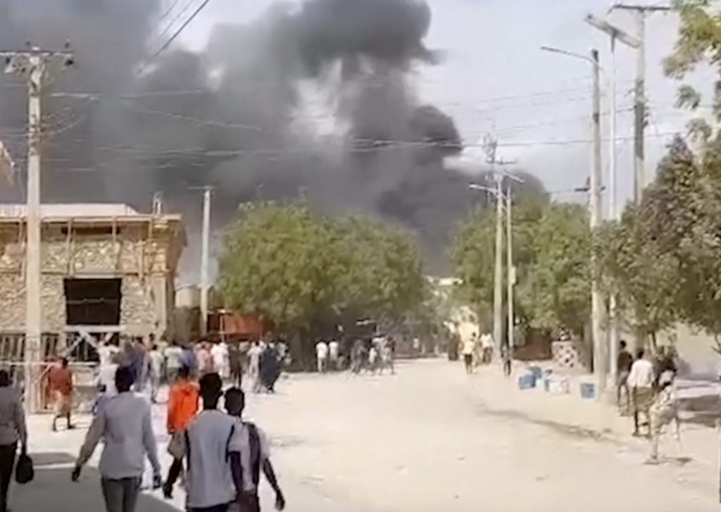 索馬利亞發生汽車炸彈爆炸。美聯社