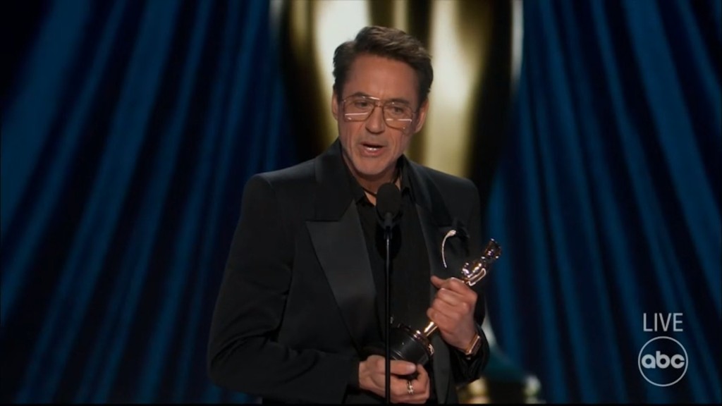 恭喜羅拔唐尼（Robert Downey Jr）《奧本海默》獲得最佳男配角。 