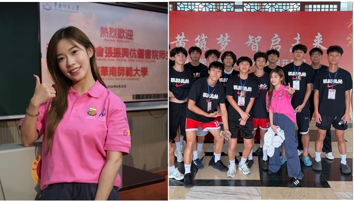 波波黃婧靈北上交流親民爆燈 與學子食飯打波零隔膜獲激賞 大讚師生互動治癒人心。