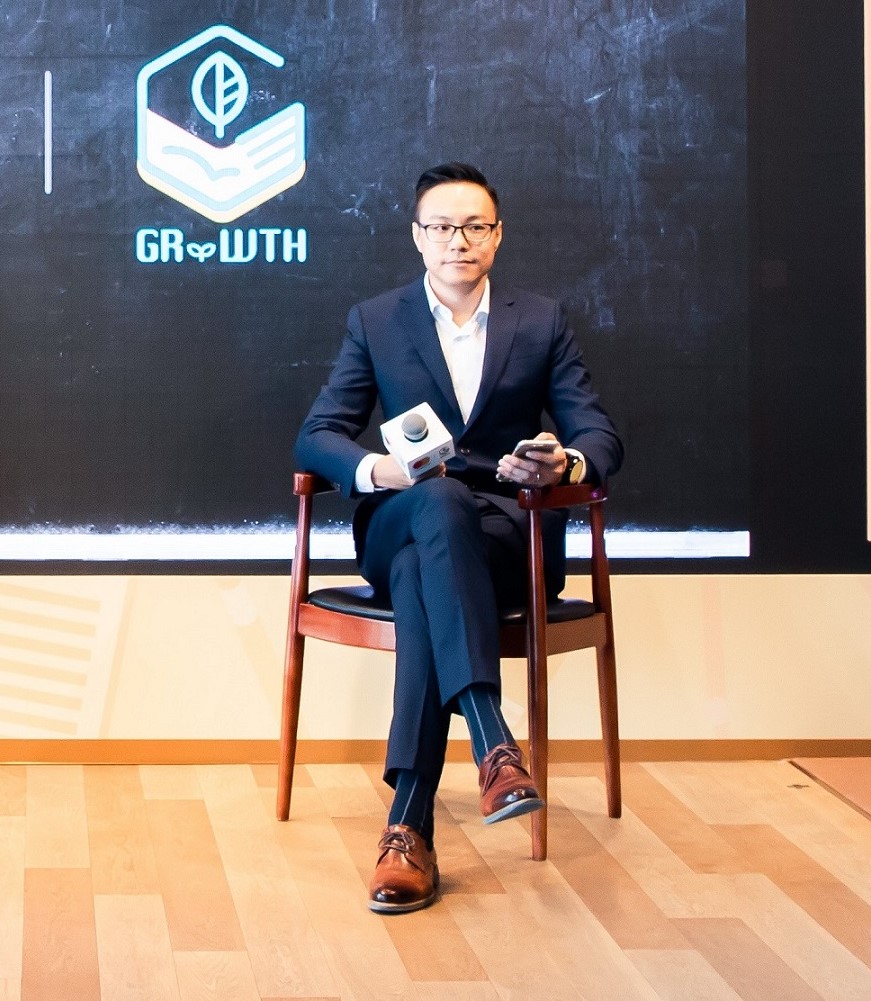 GRWTH共同創辦人及行政總裁陳駿霖表示，免費VOD計畫支援本港學界網上教學。資料圖片