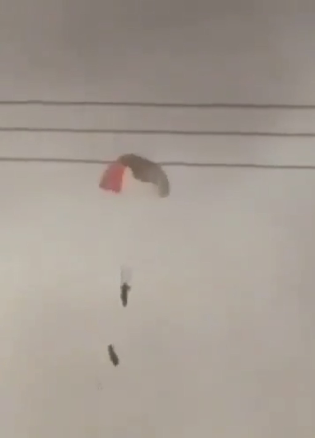 网传影片显示疑似美军F-15战机在科威特坠毁,飞行员跳伞生还。 X@RbtGil 网传影片显示疑似美军F-15战机在科威特坠毁,飞行员跳伞生还。 X@RbtGil