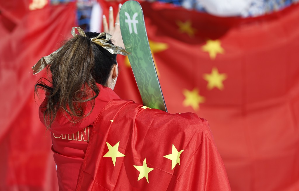 谷愛凌因代表中國出戰奧運飽受批評。新華社