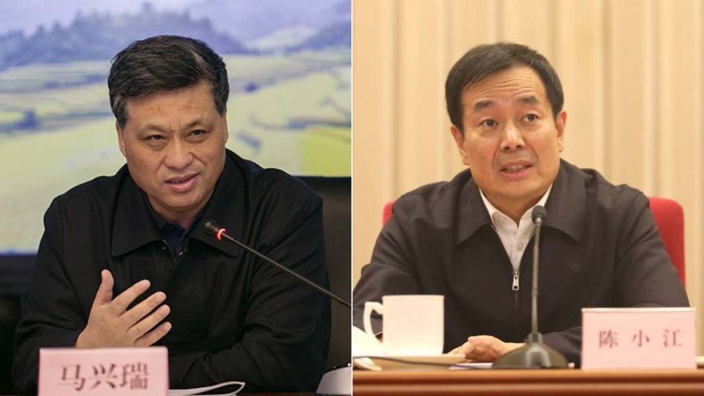 中央統戰部常務副部長陳小江，接替馬興瑞任新疆黨委書記。網圖