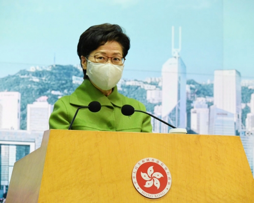 林鄭最新評分為32分。