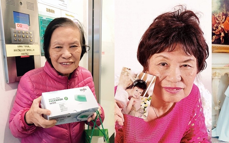 向來獨居的余慕蓮,因為患石耳症又暈又嘔,才自費請外傭照顧。
