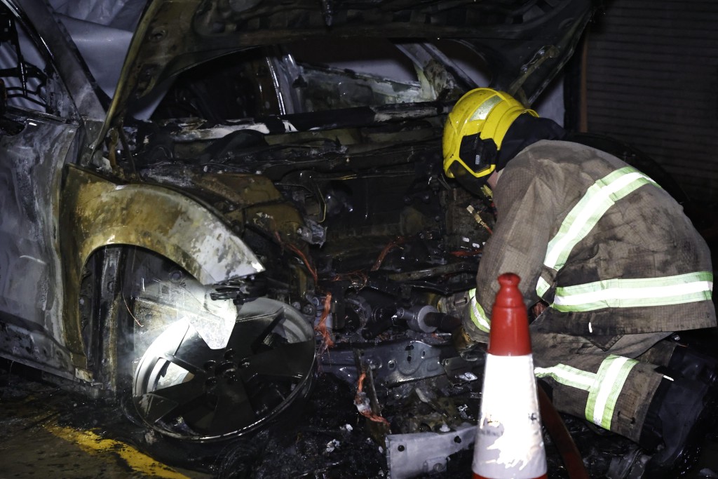 消防不排除電動車因電線短路起火。