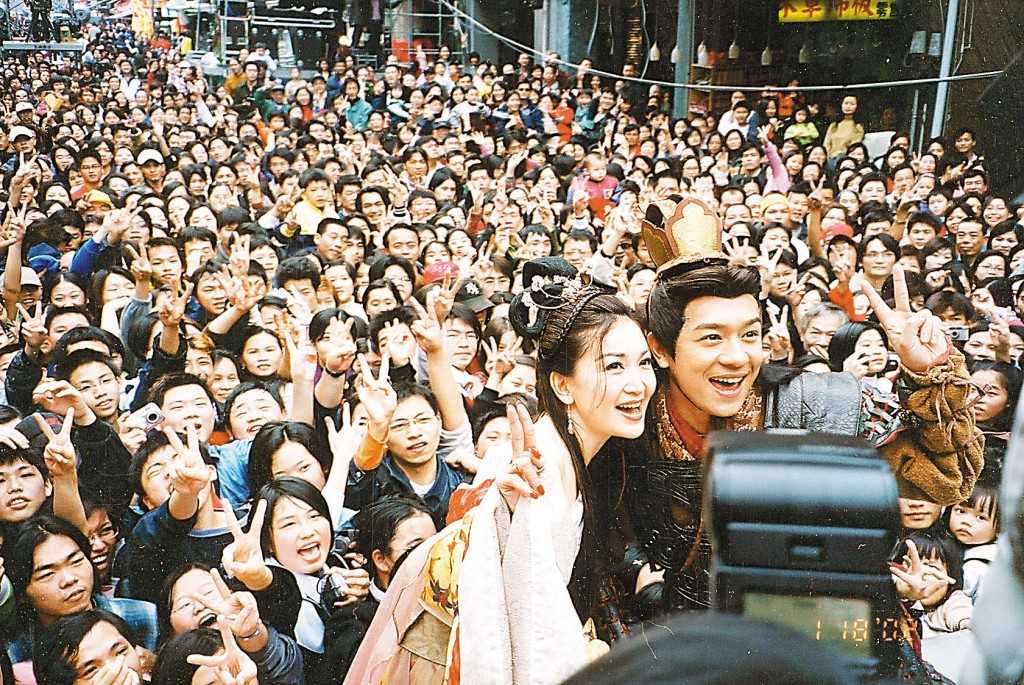 當年陳浩民與溫碧霞到台灣宣傳劇集《封神榜》,大受歡迎。