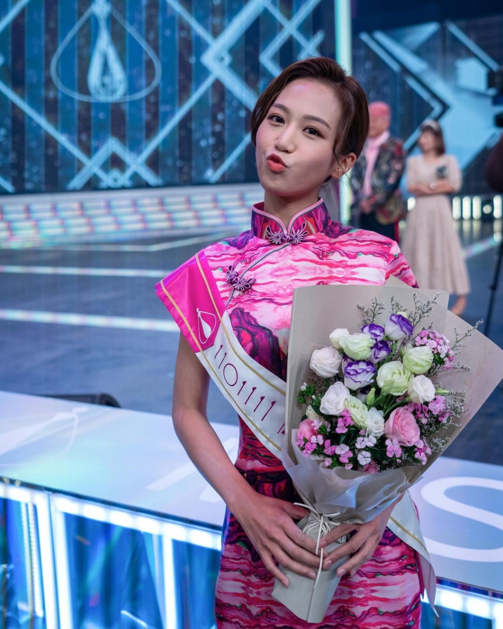何沛珈近日在《香港小姐再競選》獲得冠軍。